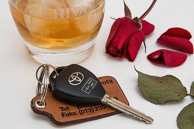 car key alcoholic drink